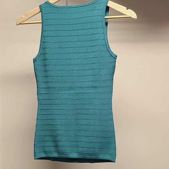 WHBM Teal Knit Tank Size XXS - Picture 2 of 3